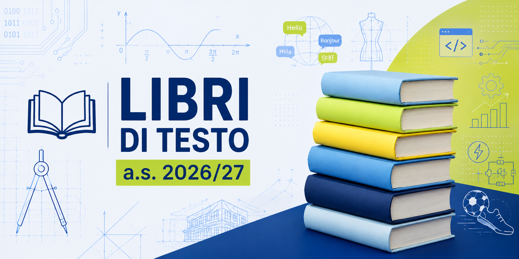 Libri di testo per l'anno scolastico 2026/27