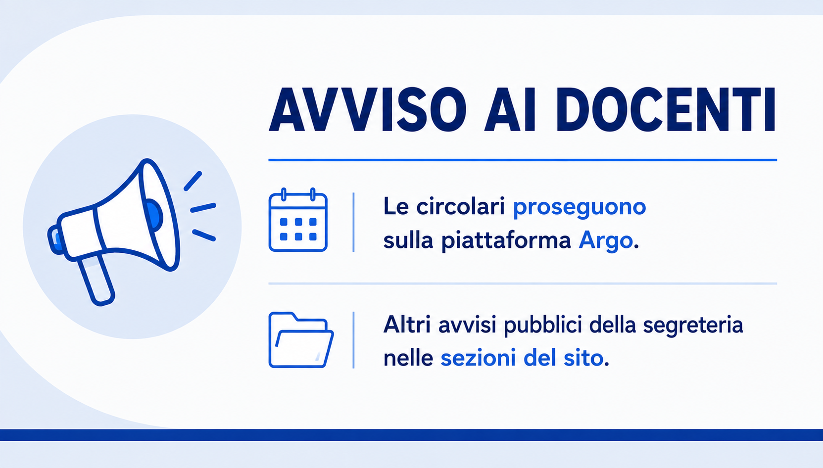 Argo - circolari docenti ripristinato
