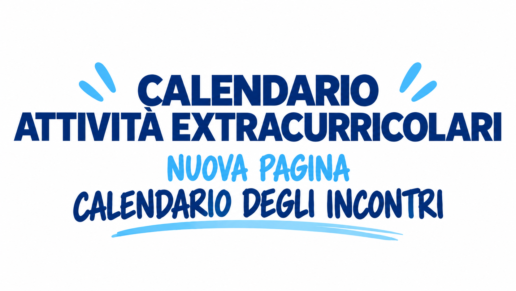 Avvio delle attività extracurricolari