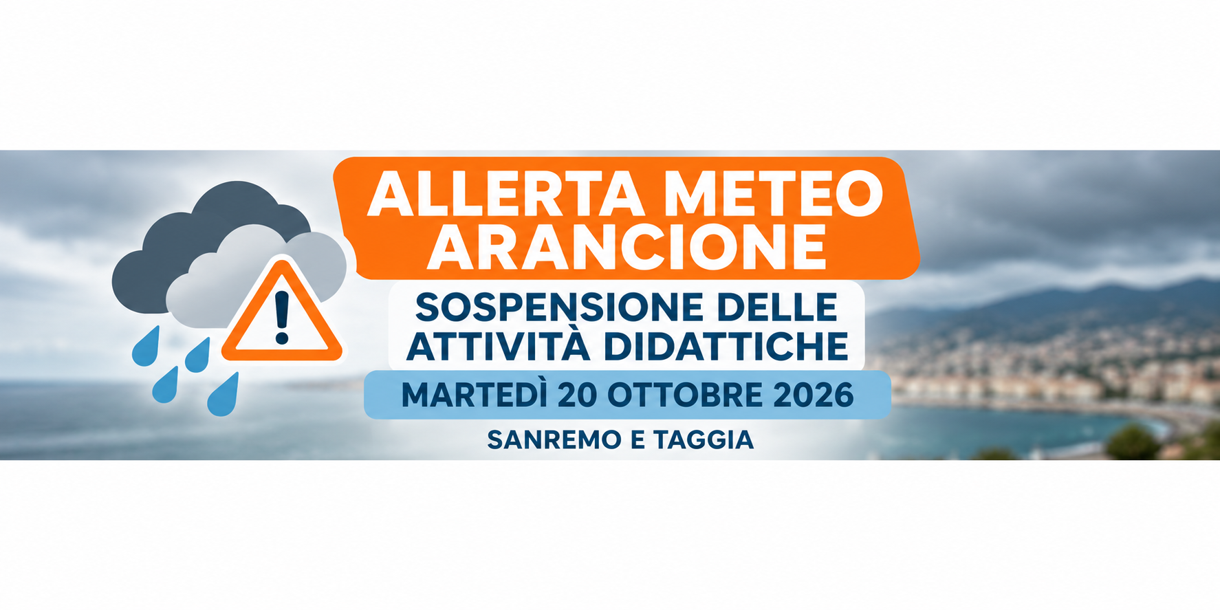 Allerta meteo del 20 ottobre 2026