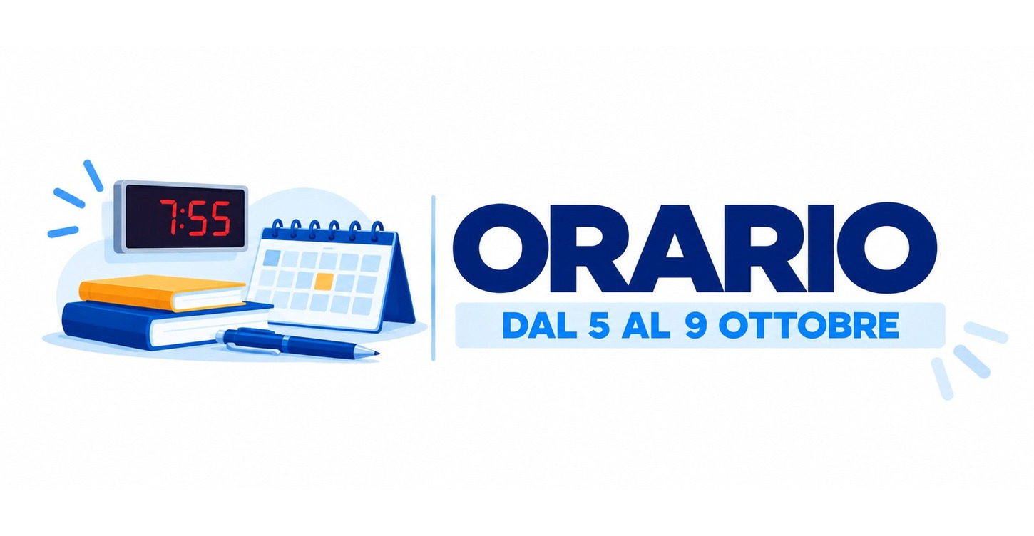 Orario provvisorio seconda settimana di ottobre